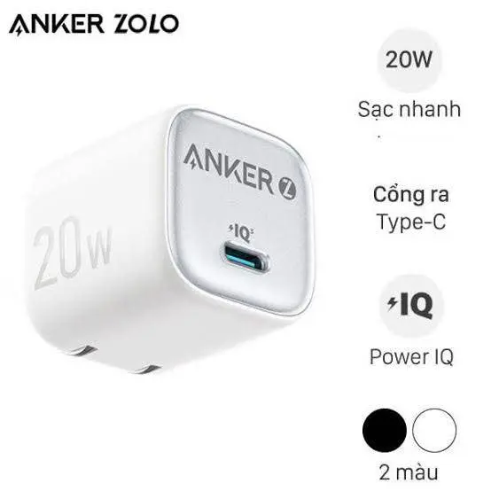 Picture of Anker Zolo Charger 20W IQ & PD A2699