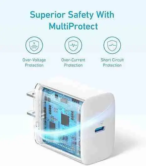 Picture of Anker A2347 Select Charger 20w for iPhone All Series -White