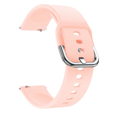 Picture of 22mm Smart Silicone Premium Strap Watch Belt for unisex. (Pink,Freesize)