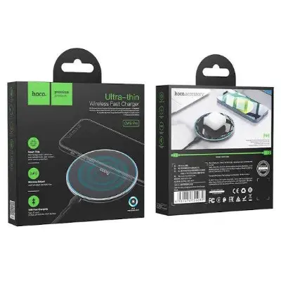 Picture of Hoco CW6 Pro Easy 15W Wireless Fast Charger -Black