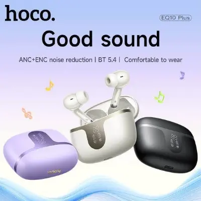 Picture of Hoco EQ10 Plus ANC Earbuds -Black