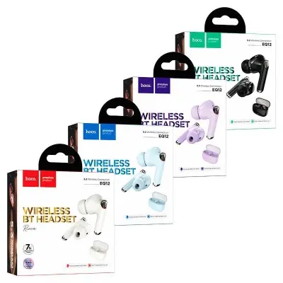 Picture of Hoco EQ12 Rima TWS Bluetooth Wireless Earbuds -Black