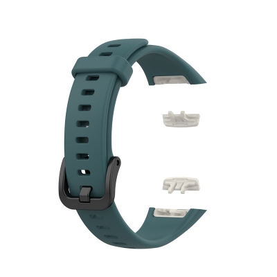Picture of Huawei Honor Band 6 Smart watch Strap Premium Belt Solid Color Wristband Soft Replacement Sport Bracelet Strap (Slate,Freesize)