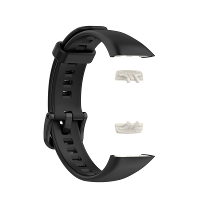 Picture of Huawei Honor Band 6 Smart watch Strap Premium Belt Solid Color Wristband Soft Replacement Sport Bracelet Strap (Black,Freesize)