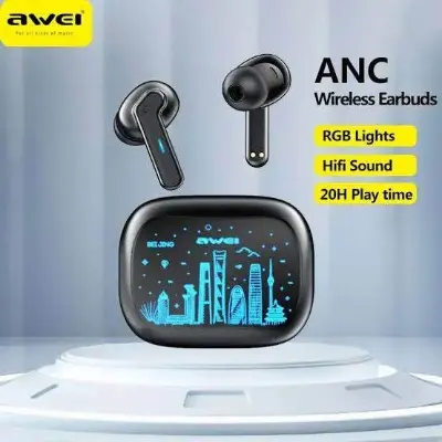Picture of Awei T53ANC Wireless Bluetooth Earbuds -Black