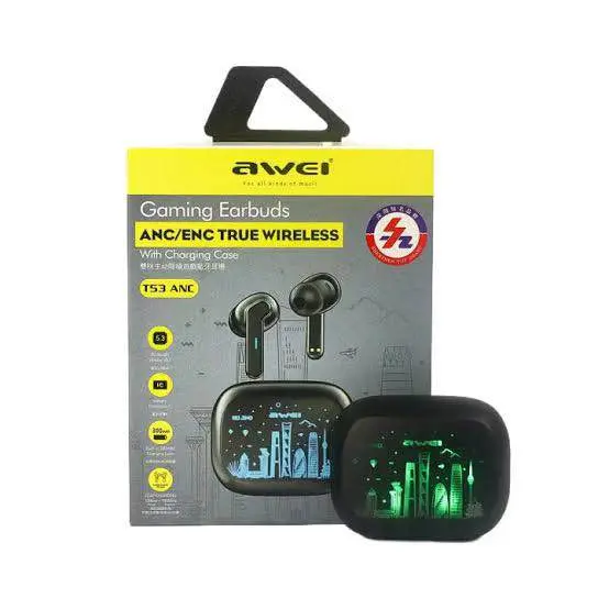 Picture of Awei T53ANC Wireless Bluetooth Earbuds -Black