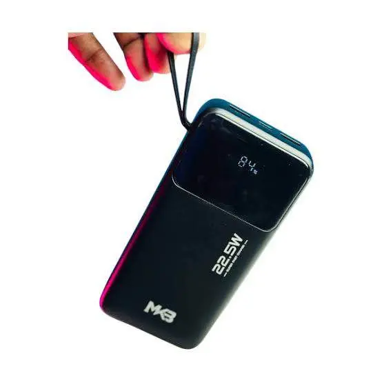 Picture of MKB PK32 PD 22.5W OUTPUT INTELLIGENT DIGITAL DISPLAY 20000mAh POWER BANK -Black