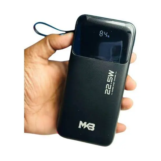 Picture of MKB PK32 PD 22.5W OUTPUT INTELLIGENT DIGITAL DISPLAY 20000mAh POWER BANK -Black
