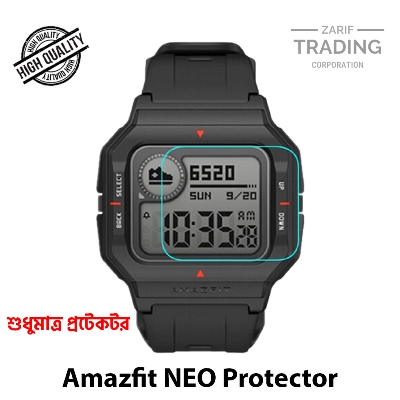 Picture of Amazfit NEO Smart watch Protector Full Coverage Screen Protector Tempered Glass Protective Watch Film For Amazfit Amazfit NEO Smart watch (Transparent)