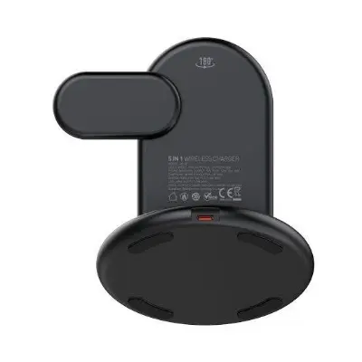 Picture of LDNIO WL02 5 IN 1 Desktop Wireless Charging Station -Black