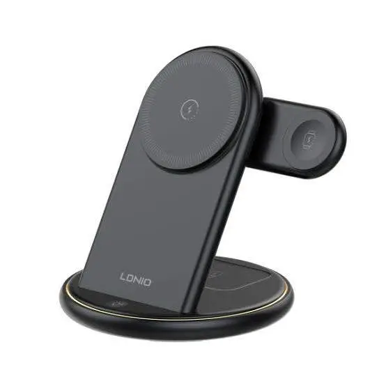 Picture of LDNIO WL02 5 IN 1 Desktop Wireless Charging Station -Black