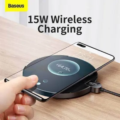 Picture of Baseus 15W Digital LED Display Gen 2 Wireless Charger -Black