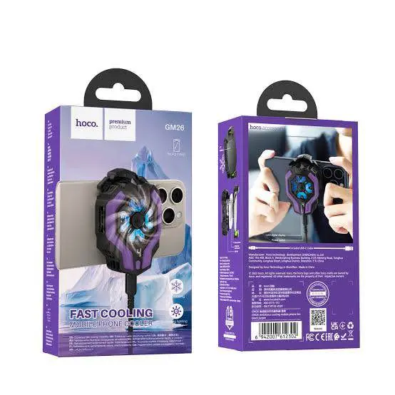 Picture of Hoco GM26 Ambitious Mobile Phone Cooling Fan -Black