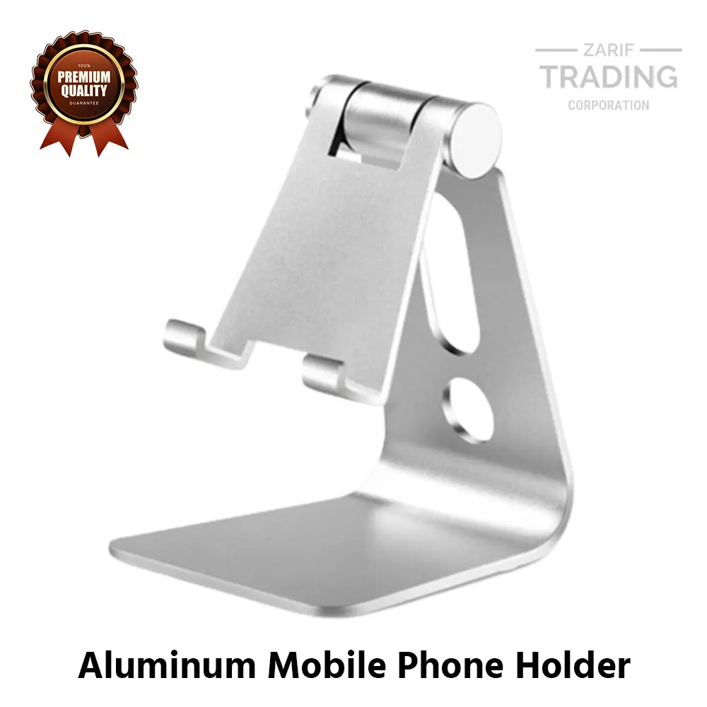 Picture of Aluminum Mobile Phone Holder Stand for Smartphone (Silver)