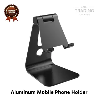 Picture of Aluminum Mobile Phone Holder Stand for Smartphone (Black)