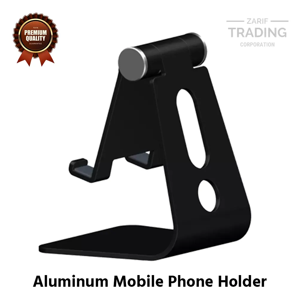 Picture of Aluminum Mobile Phone Holder Stand for Smartphone (Black)