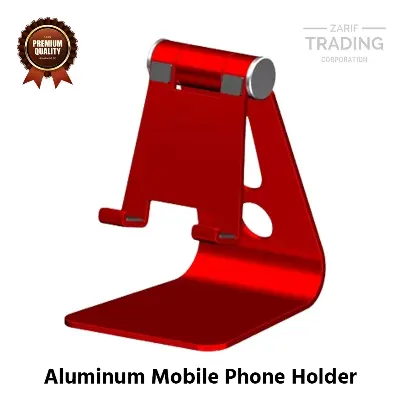 Picture of Aluminum Mobile Phone Holder Stand for Smartphone (Red)