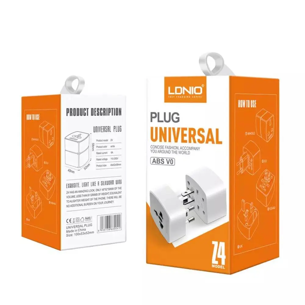 Picture of LDNIO Z4 Universal Plug 6A Max (ABS V0) -White