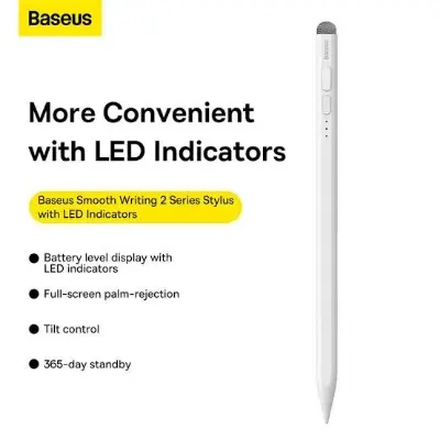 Picture of Baseus Smooth Writing 2 Series Stylus Pen for iPads (Active/Passive Version) -White