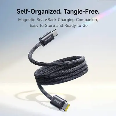 Picture of Baseus PD Cable Dynamic Series 4 For Iphone 15 16 Macbook Samsung Pixel 100w Fast Charging Type-c to Type-c Cable 1M