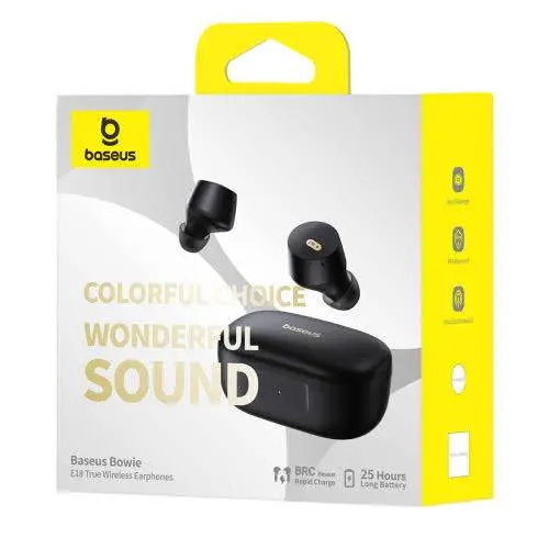 Picture of Baseus Bowie E18 True Wireless Earbuds -Black