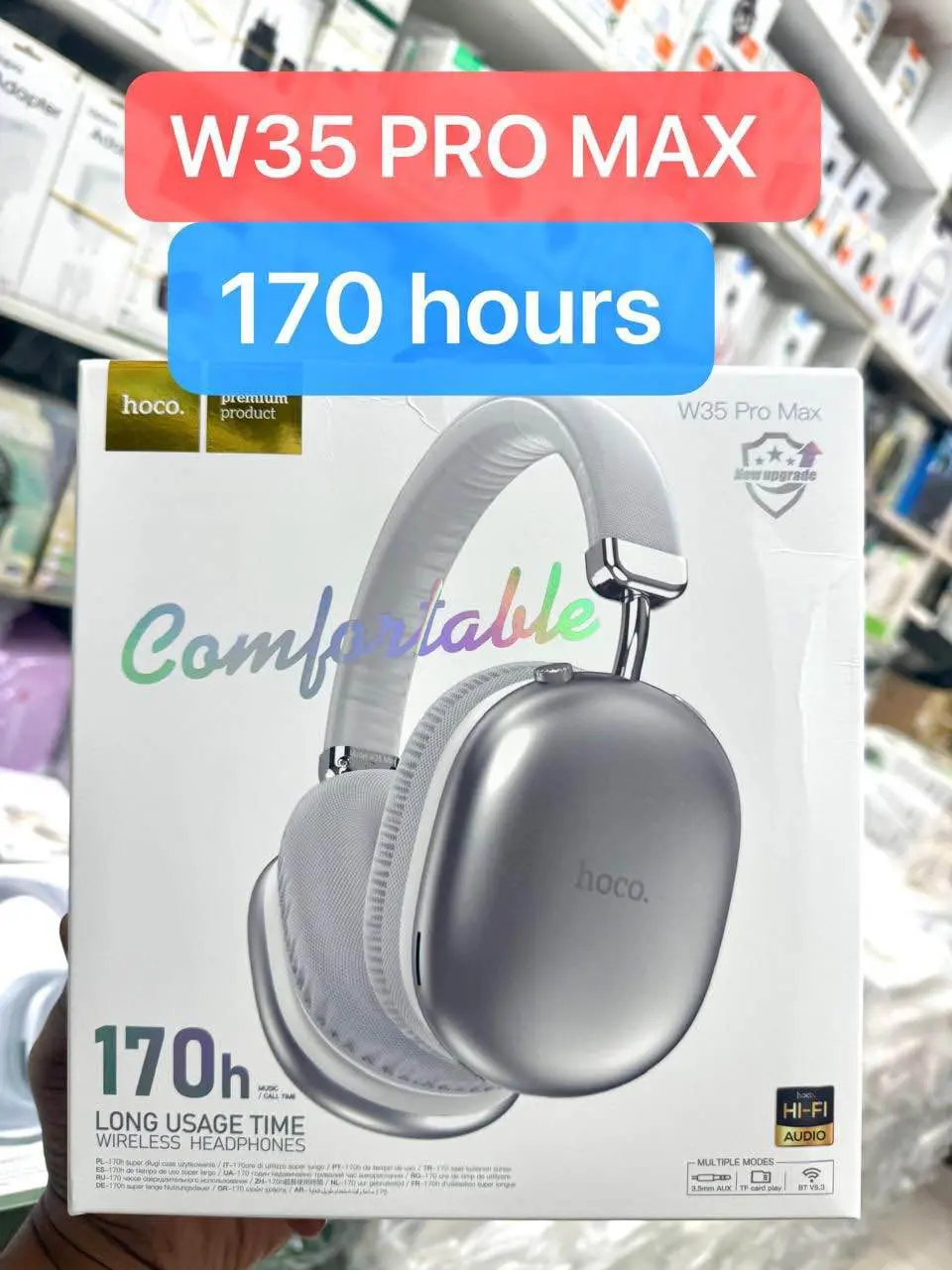 Picture of Hoco W35 pro max Bluetooth Wireless Headphone
