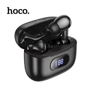 Picture of HOCO. EQ2 Plus Wireless Headphones with Charging Case (BT v5.4) -Black
