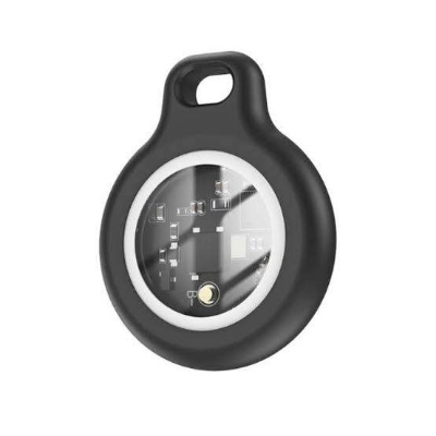 Picture of Hoco E91 Smart iTag Apple Find My Network Anti-Loss Device - Ultra-Compact Global Position Tracker for iPhone, Keys, Wallet, Bag &amp; ^ Pet - Real-time Location, Left Behind Alert, 9-12 Month Battery -BLACK