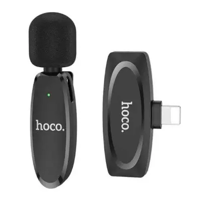 Picture of Hoco L15 Lavalier Wireless Microphone iPhone -Black