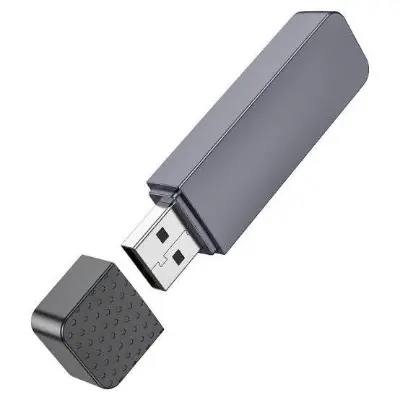Picture of Hoco HB45 Spirit 2-in-1 USB & Type-C 2.0 Card Reader -Black