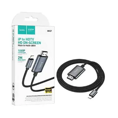 Picture of Hoco UA27 Lightning to HDMI Converter Adapter -Black