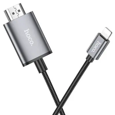 Picture of Hoco UA27 Lightning to HDMI Converter Adapter -Black