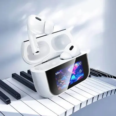 Picture of Hoco EW79 Bright True Wireless ANC Touch Screen Bluetooth Earbuds -White