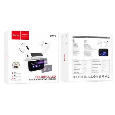 Picture of Hoco EW79 Bright True Wireless ANC Touch Screen Bluetooth Earbuds -White