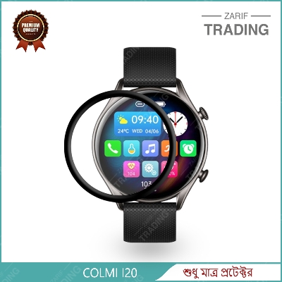 Picture of Colmi i20 Smart Watch PMMA Full Coverage Screen Protector (Black)
