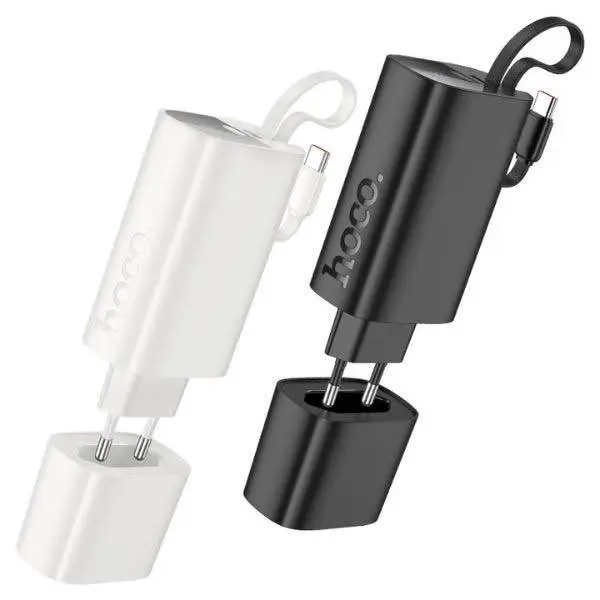 Picture of HOCO J148 Handy 5000 mAh PD20W Power Bank Adapter with Cable -Black