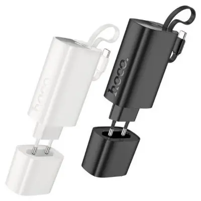 Picture of HOCO J148 Handy 5000 mAh PD20W Power Bank Adapter with Cable -Black