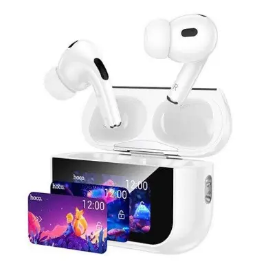 Picture of Hoco EW79 Bright True Wireless ANC Touch Screen Bluetooth Earbuds -White