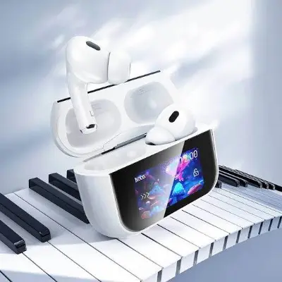 Picture of Hoco EW79 Bright True Wireless ANC Touch Screen Bluetooth Earbuds -White