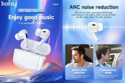 Picture of Hoco EW63 ANC True Wireless Bluetooth Earbuds -White