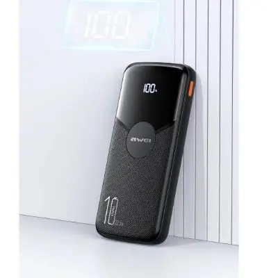 Picture of Awei P63K Power Bank 10000mAh 22.5W Fast Charging Power Bank – Price in Bangladesh -Black