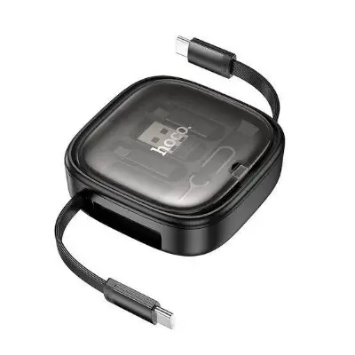 Picture of Hoco U140 Retractable Charging Data Cable Set -Black