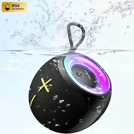 Picture of Awei KA19 Portable Bluetooth Speaker 12w Extra high power Phantom lighting TWS interconnected surround sound effect speakers for home outdoors -Black