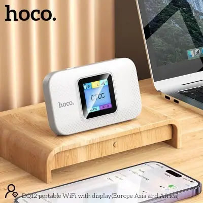 Picture of DQ12 Mobile Portable WiFi Router | 10-Hour Battery | Connects 6 Users -White