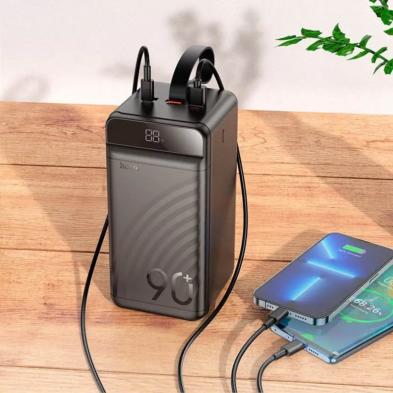 Picture of HOCO J123D 90000mAh Power Bank 22.5W Fast Charging -Black