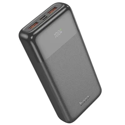 Picture of Hoco J121A Fast 22.5W+PD20W Fully Compatible Power Bank with Digital Display (20000mAh) -Black