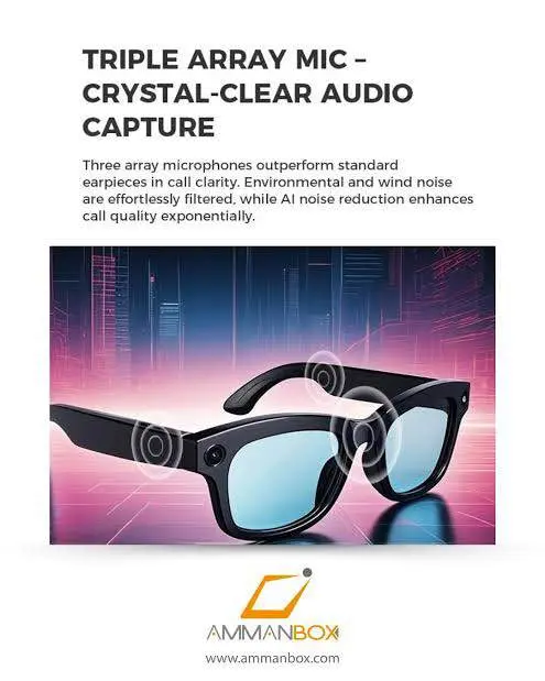 Picture of Hoco DI87 Cool BT Audio Sunglasses -Black