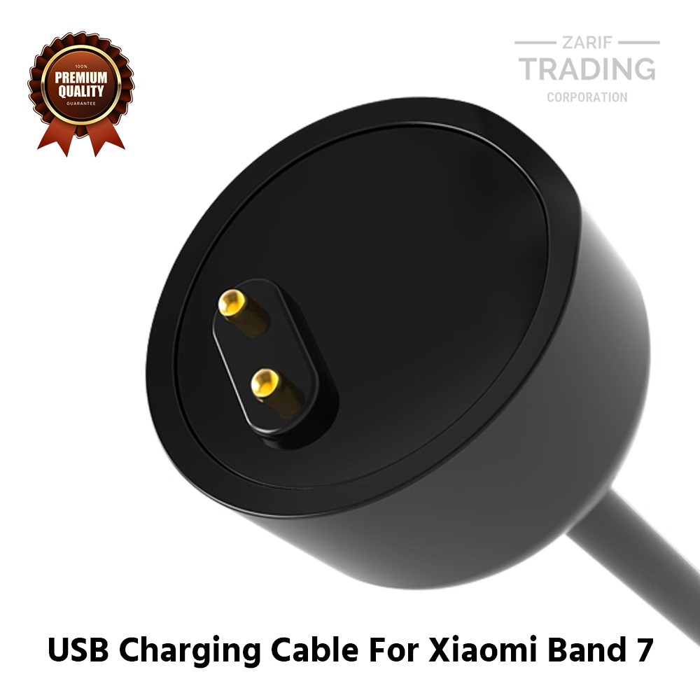 Picture of Xiaomi Band 7 Mi Band 7 Magnetic Charging Cable High Quality USB Charger Cable USB Charging Cable Dock Bracelet Charger for Xiaomi Band 7 Mi Band 7 Smart Watch (Black)