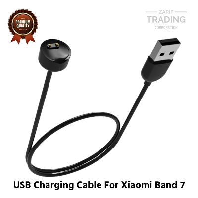 Picture of Xiaomi Band 7 Mi Band 7 Magnetic Charging Cable High Quality USB Charger Cable USB Charging Cable Dock Bracelet Charger for Xiaomi Band 7 Mi Band 7 Smart Watch (Black)