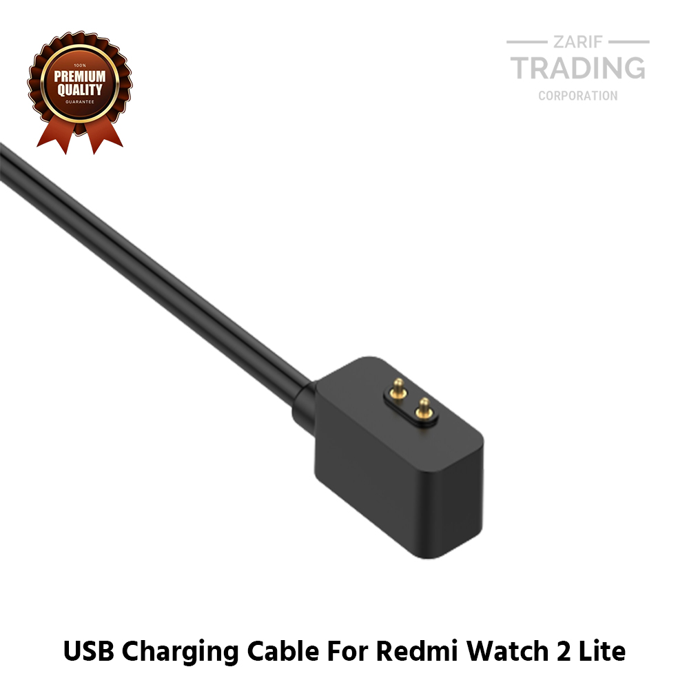 Picture of Redmi Watch 2 Lite Charging Cable High Quality USB Charger Cable USB Charging Cable Dock Bracelet Charger for Redmi Watch 2 Lite Smart Watch (Black)